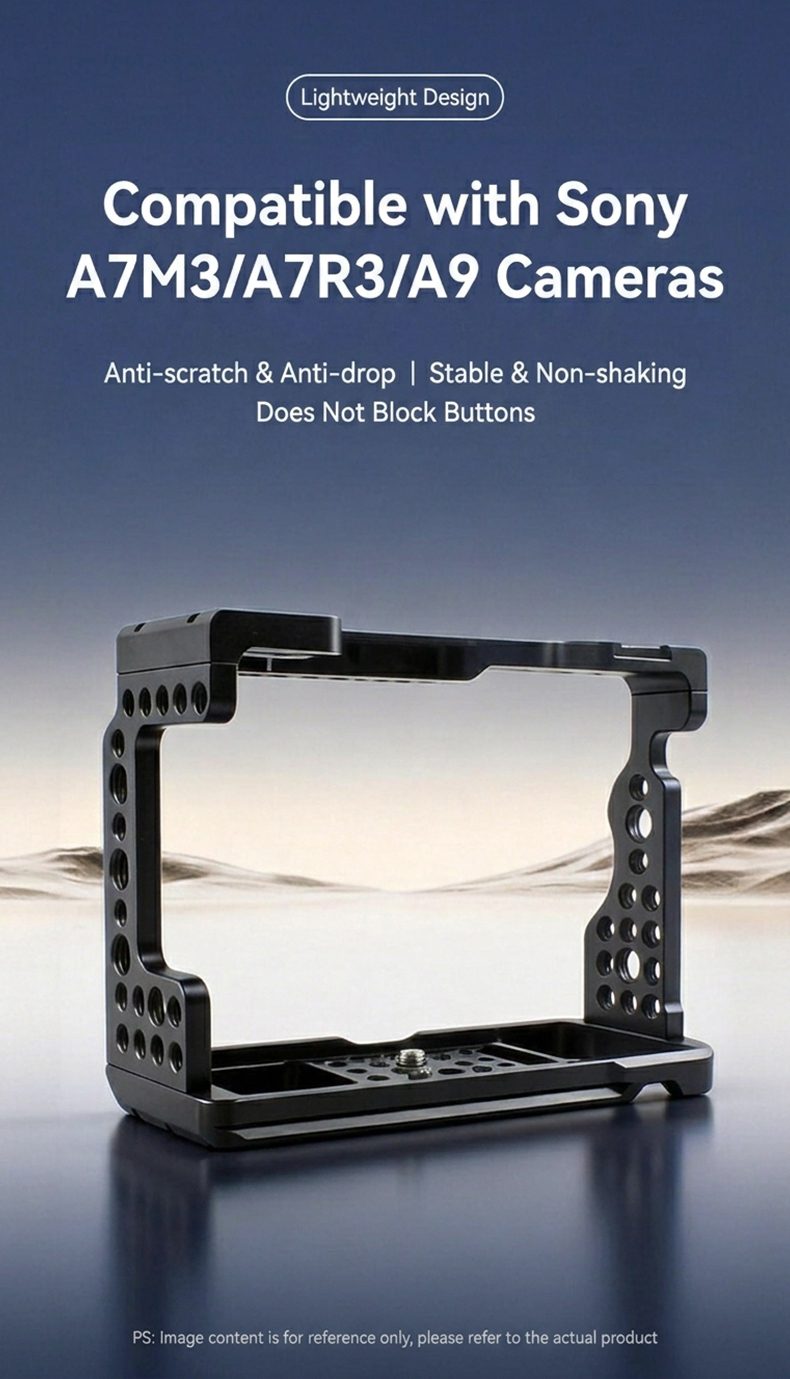 Camera Cage for Sony A7III, A7RIII and A9